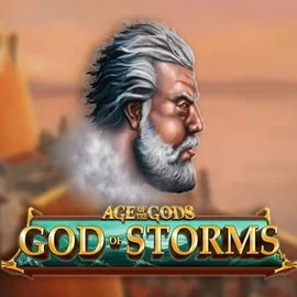 Age Of The Gods: God of Storms by Playtech, showcased at slotsicasinos.com – game logo