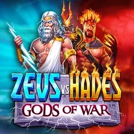 Zeus vs Hades: Gods of War slot logo by Pragmatic Play at Slotsi Casino